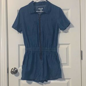 Jean style romper
